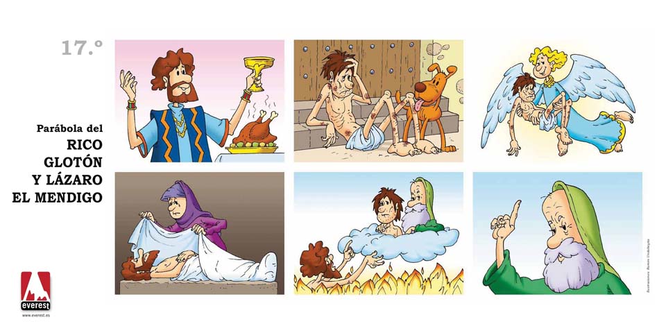 Parábola del Rico Glotón y Lázaro el mendigo