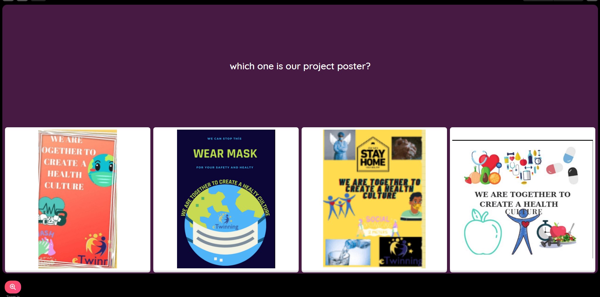 Kahoot quiz on health and hygiene rules