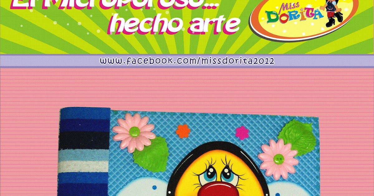 Manualidades en Foami Miss Dorita: Archivador de Abejita