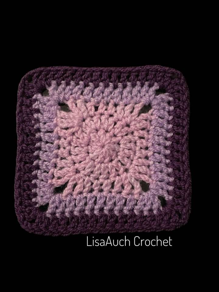 How to Crochet a Solid Granny Square 