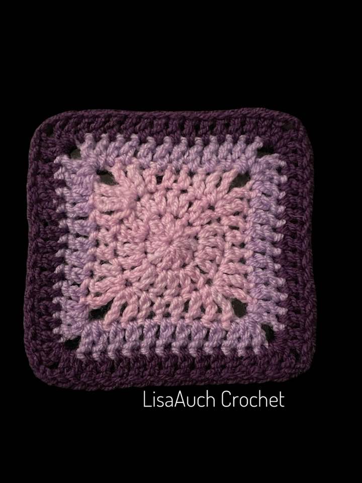 How to Crochet Granny Square with Circle Beginning (FREE PATTERN) 