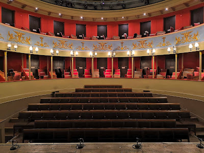 The auditorium of the Theatre Royal, Bury St Edmunds
