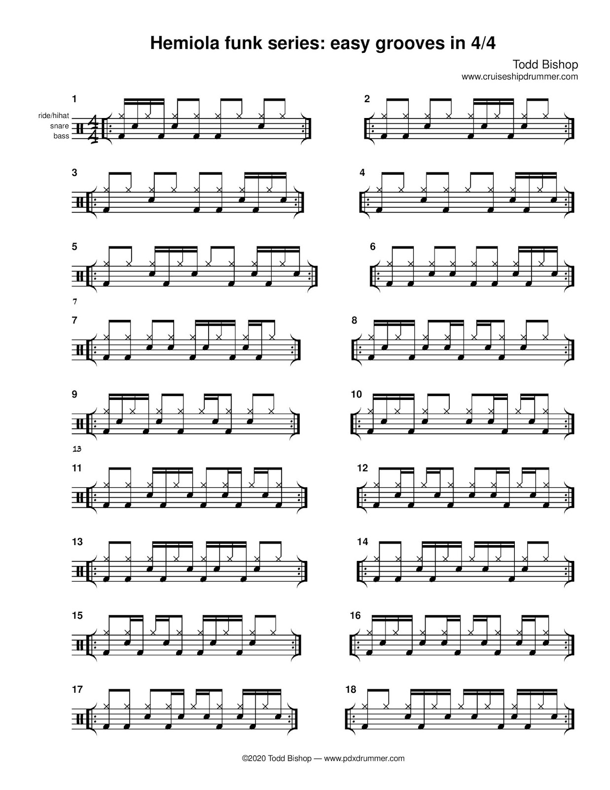 The Easy Shredder Groove - 4 Exercises + An Epic Transcription