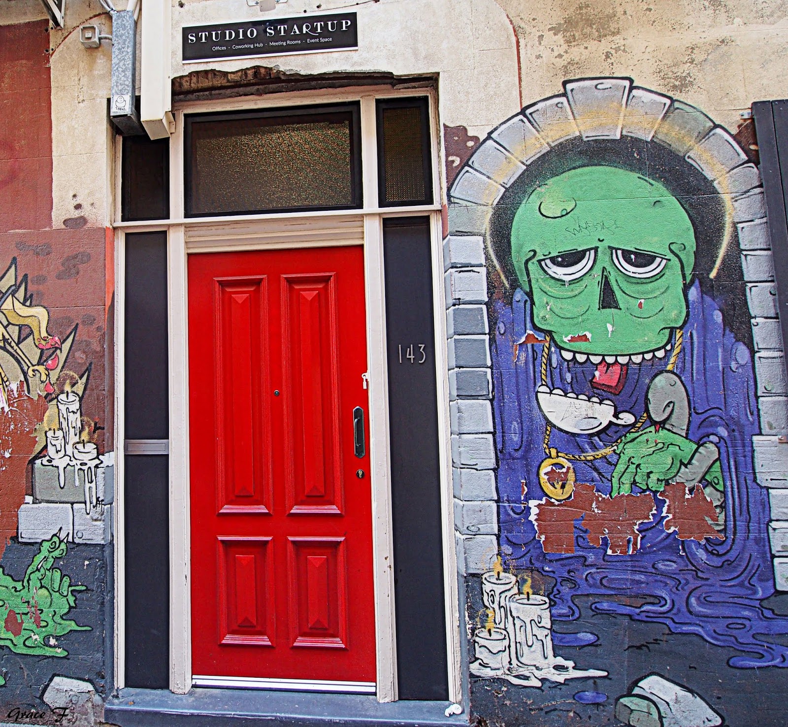 Perth Daily Photo Behind The Red Door