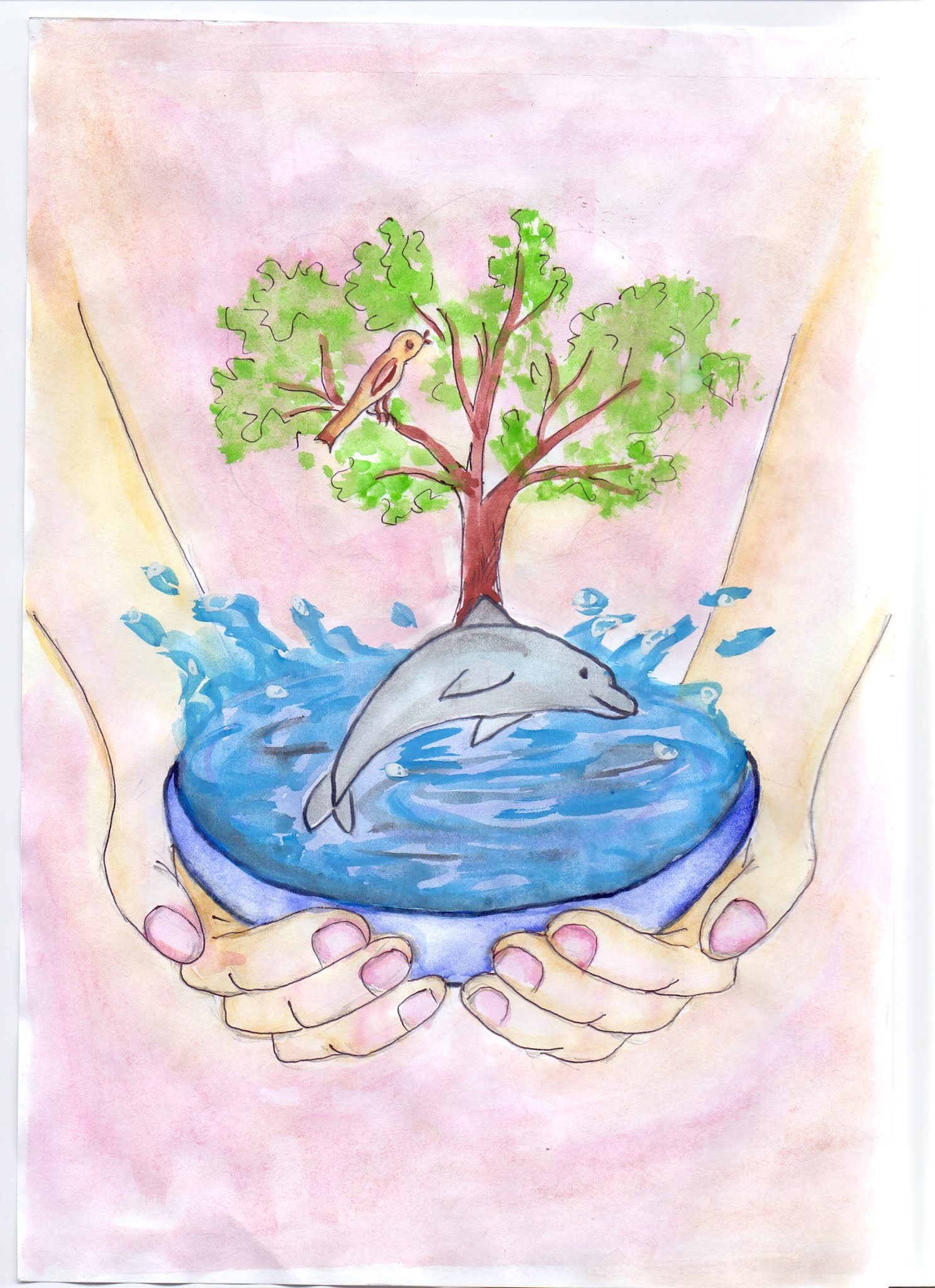 Рисунок ко дню воды. Рисунок на тему экология. Рисунок на день экологии. Рисование на тему вода. Экология детские рисунки.
