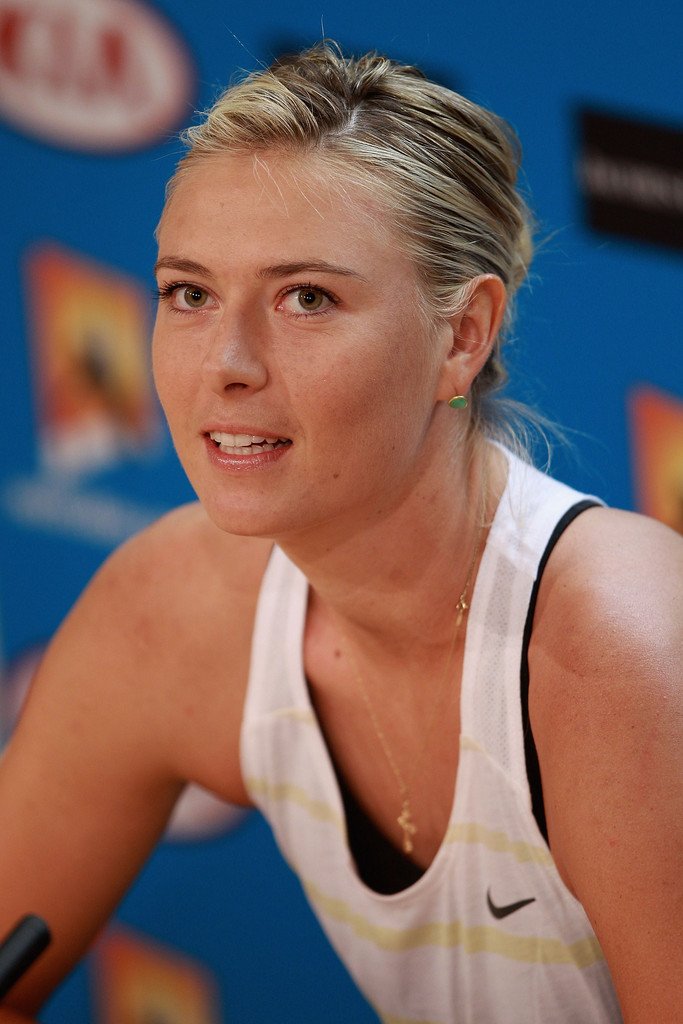 Maria Sharapova Fan Blog: Press conference in Melbourne