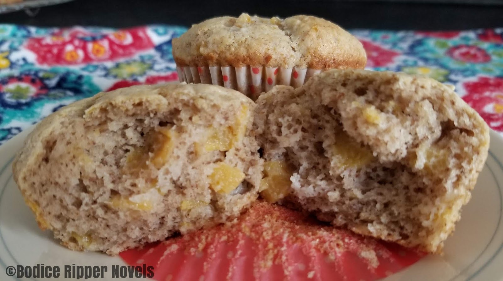 BAKING RECIPES, REVIEWED PEACHES AND CREAM MUFFINS from Taste of Home