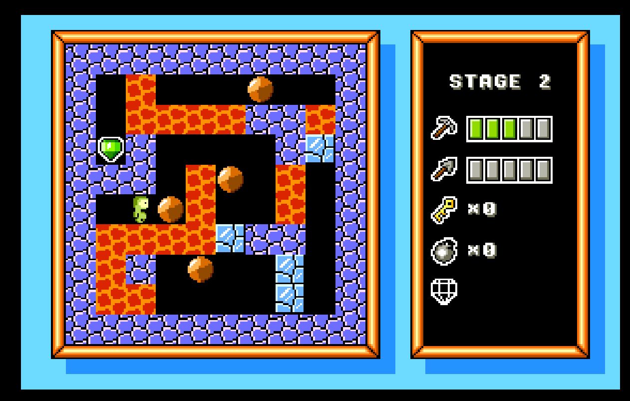 Indie Retro News Plutonium Caverns A new Puzzle game developed for