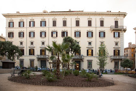The elegant Palazzo Santacroce in Rome, which  became the Pasolini dall'Onda residence