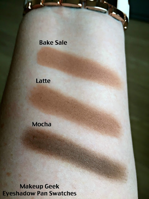 Makeup Geek Eye Shadow swatches