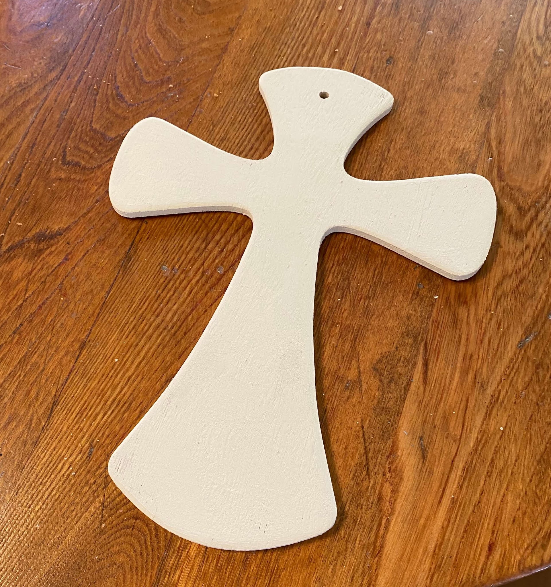 Decorating Four Unfinished Wooden Cross Cutouts From The Dollar Stores