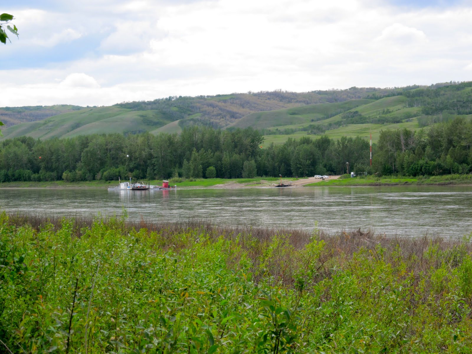 Jeff & Cass Travel Blog Camping, Tangent Park, Alberta