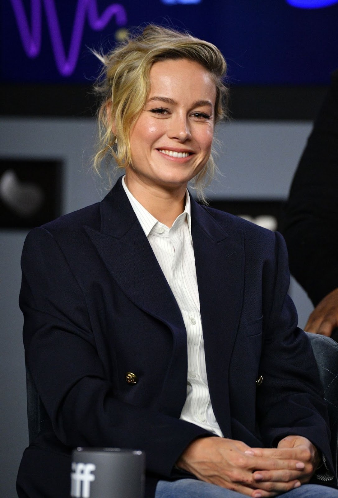 Brie Larson Clicks at Just Mercy Press Conference at 2019 TIFF in