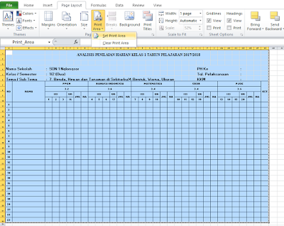 Cara Print File Excel Agar Tidak Terpotong Dan Rapi Cobacaku