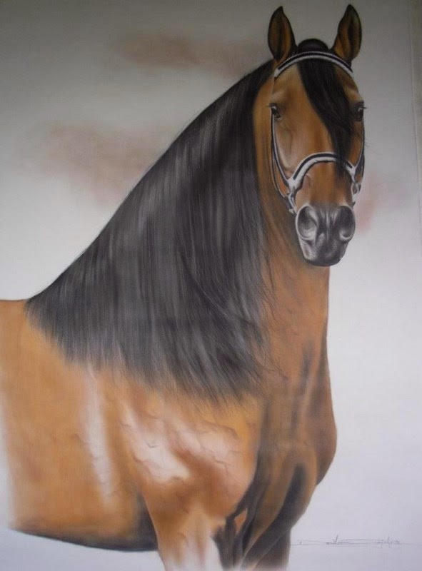 pintura-en-oleo-de-caballos