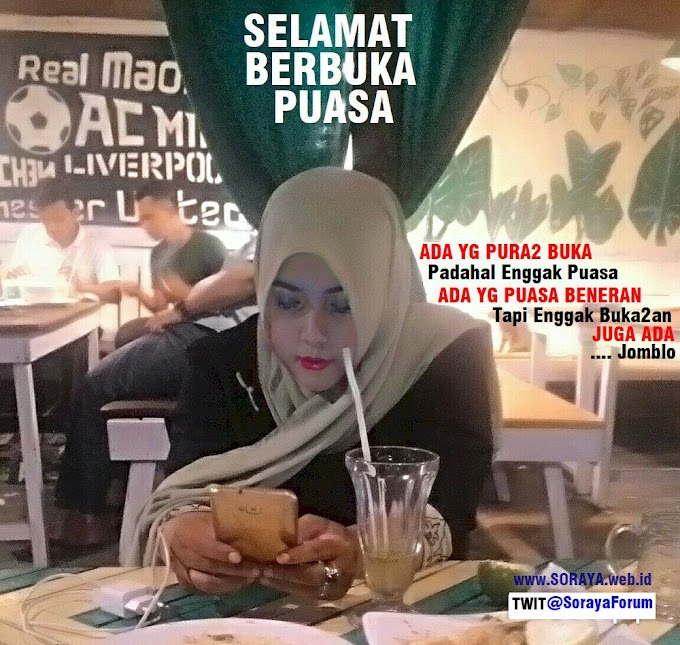 Meme Selamat Berbuka Puasa Lucu - Ada Yang Pura-Pura Buka, Tapi Enggak Puasa