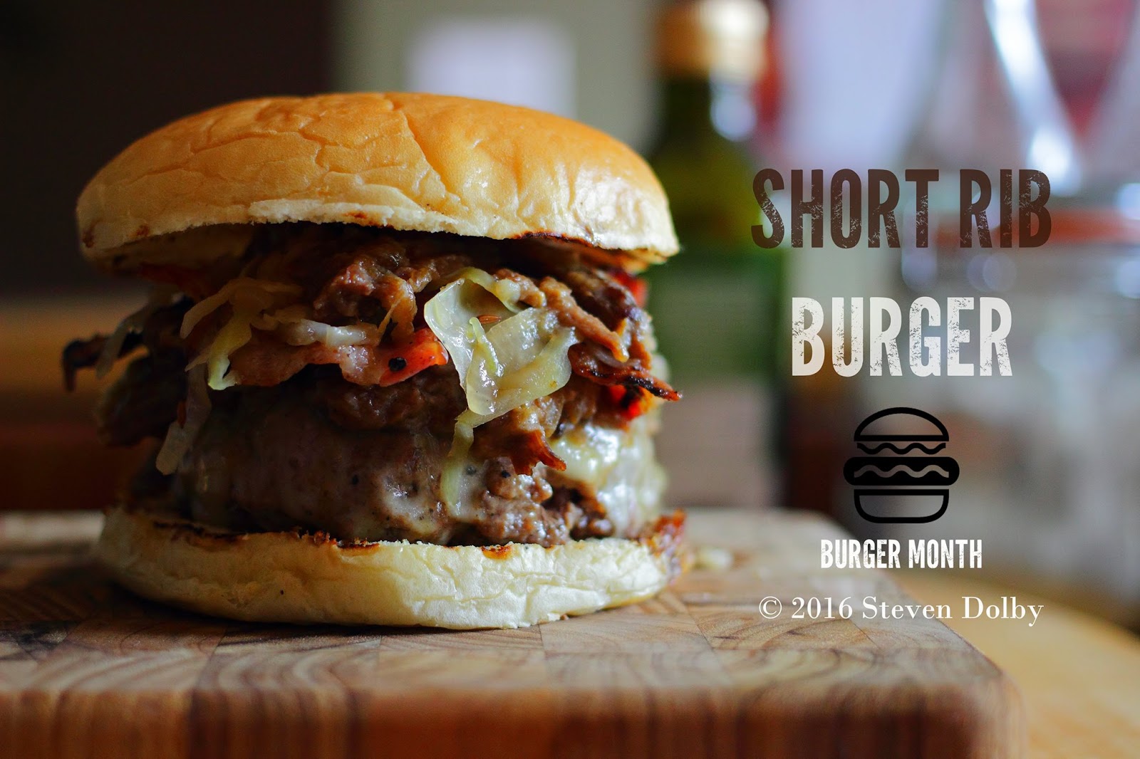 Short Rib Burger by Steven Dolby