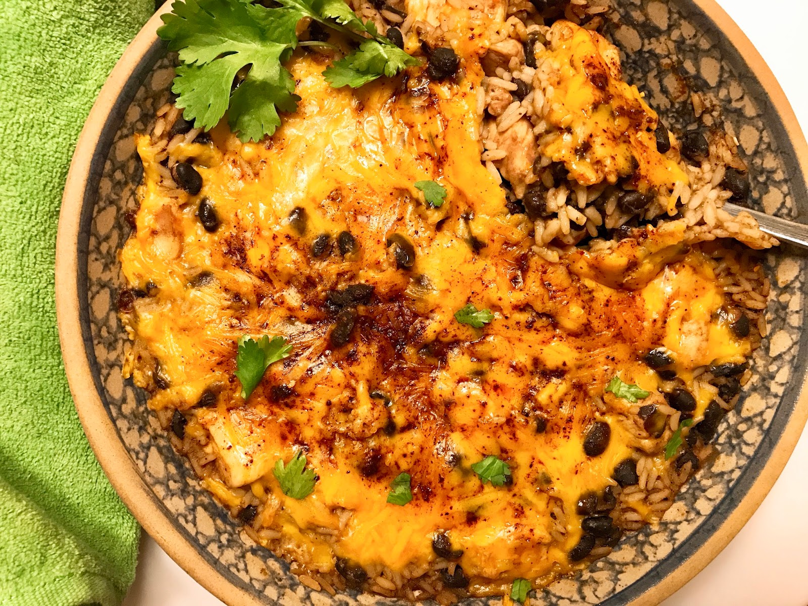 Mexican Chicken and Black Beans and Rice