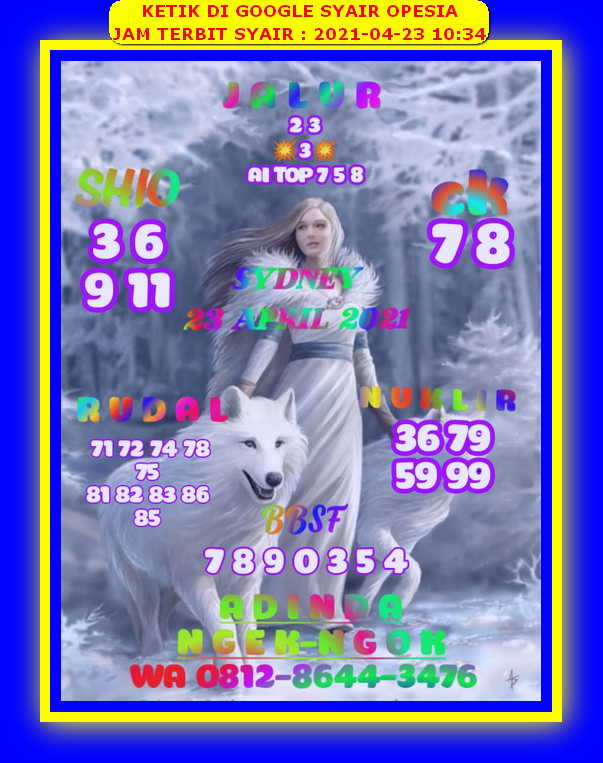 gambar togel sydney