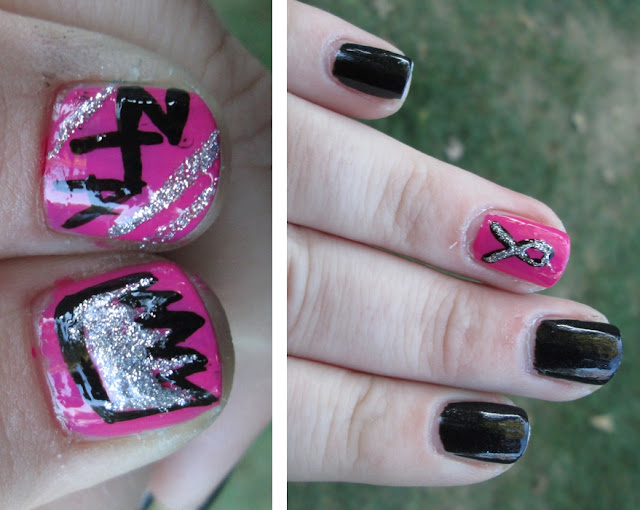 Dignity Dress Think Pink Nails!