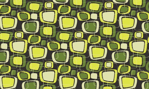 Retro green pattern