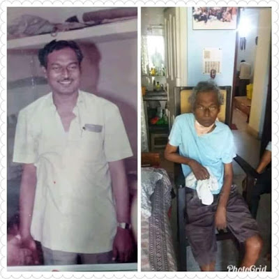 Nirupam Sen in his youth, and now in September 2018