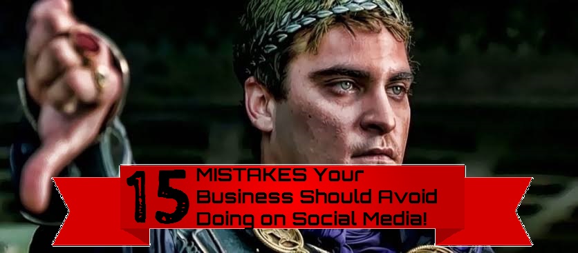 social media business mistakes