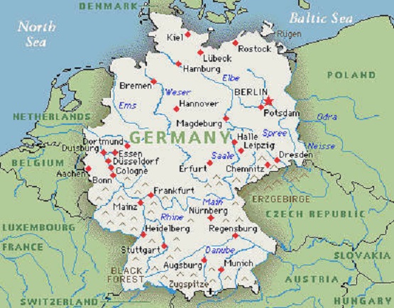 Negara di sebelah utara jerman