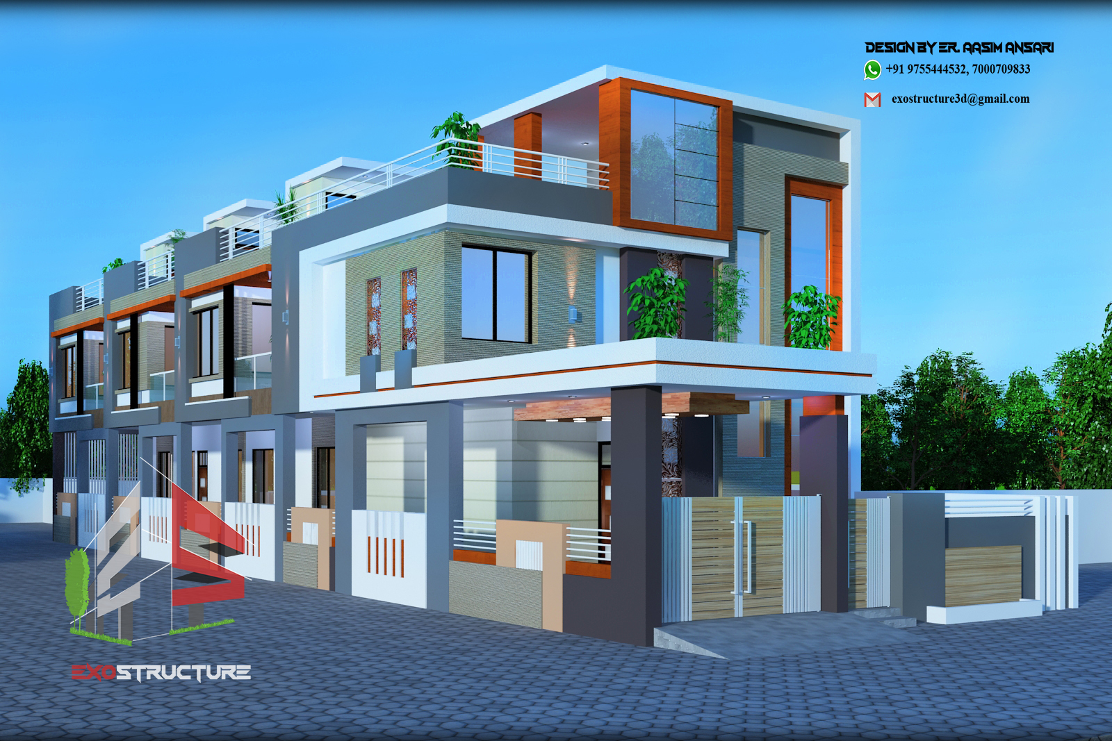 Philistine G+1 Residential Building Design, Total Area (3275 Sq feet