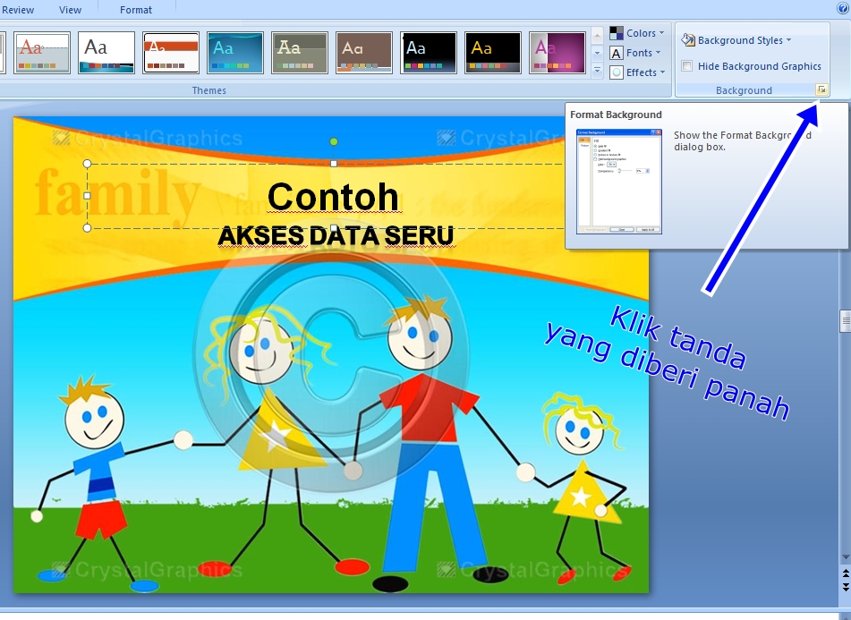 Cara Mengganti Background Slide Power Point Dengan Gambar Akses Data Seru