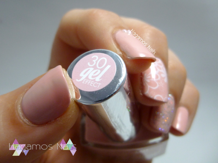 Nail Art Rosa Palo Estampado. Hagamos Nails. Deborah Milano