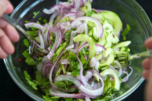 Hành tây phương pháp giảm cân an toàn Salad-hanh-tay