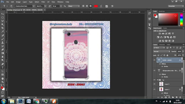 Download File Mockup PSD untuk Jualan Custom Case