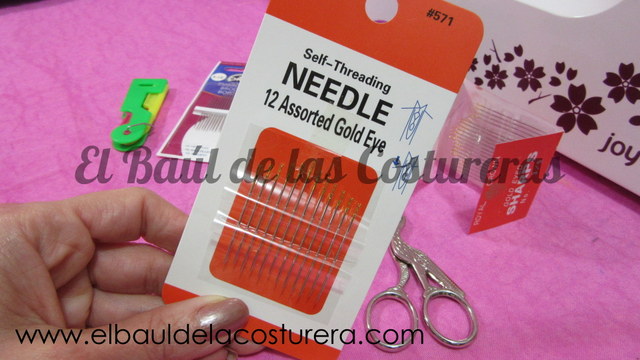 Agujas de coser para ciegos