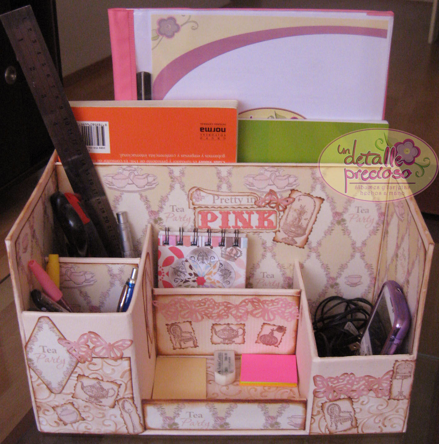 Un Detalle Precioso: Mis Proyectos: Organizadores de escritorio