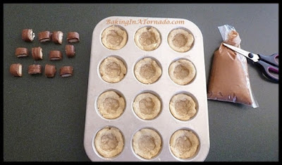 Peanut Butter Twix Cups | Reicpe developed by www.BakingIn ATornado.com