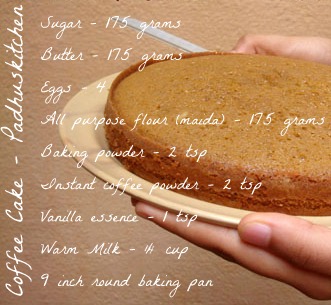 Coffee Cake Guest Post By Padhu You Too Can Cook