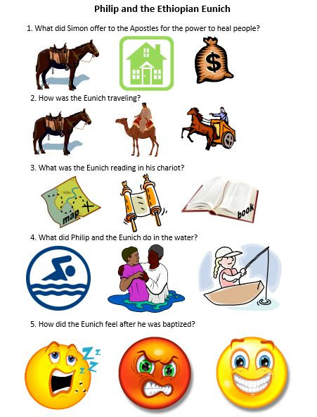 Bible Fun For Kids: Philip & the Ethiopian Eunuch