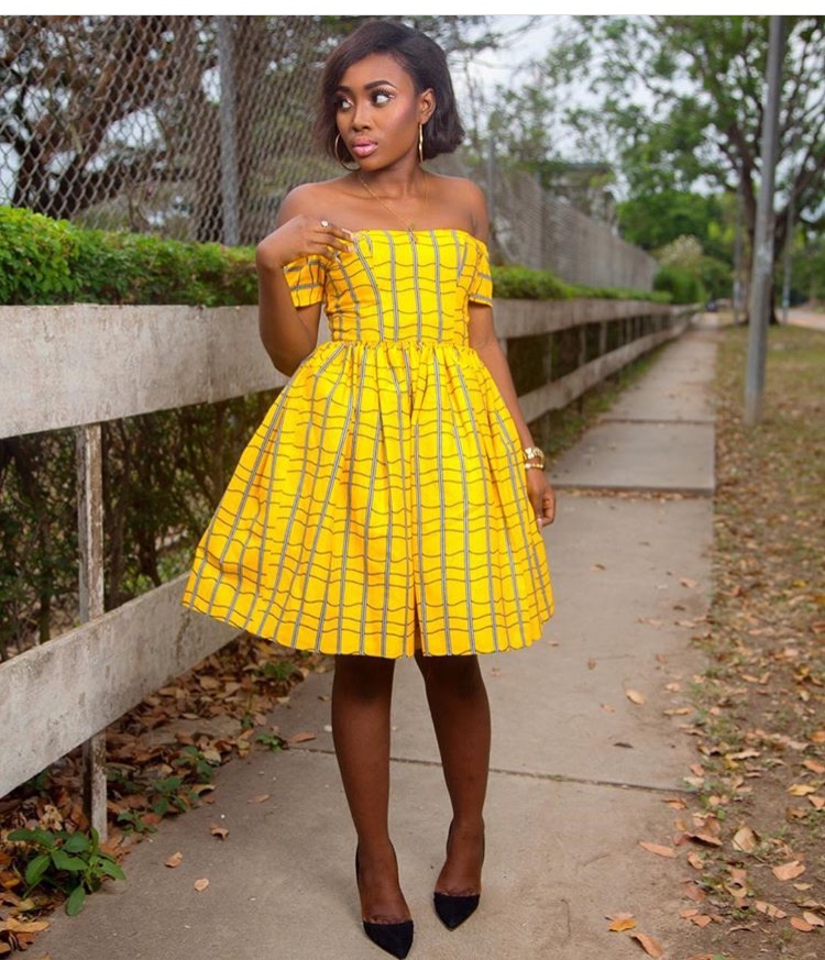 ankara short dresses 2018