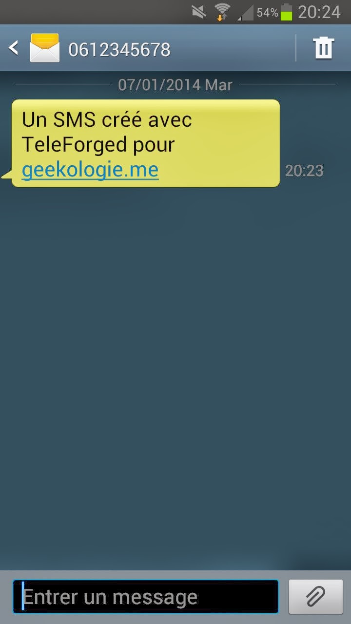 Cas Contact Mais Pas Recu De Sms Geekolgie.me: Android: créer des faux SMS, appels sortants, entrants ou