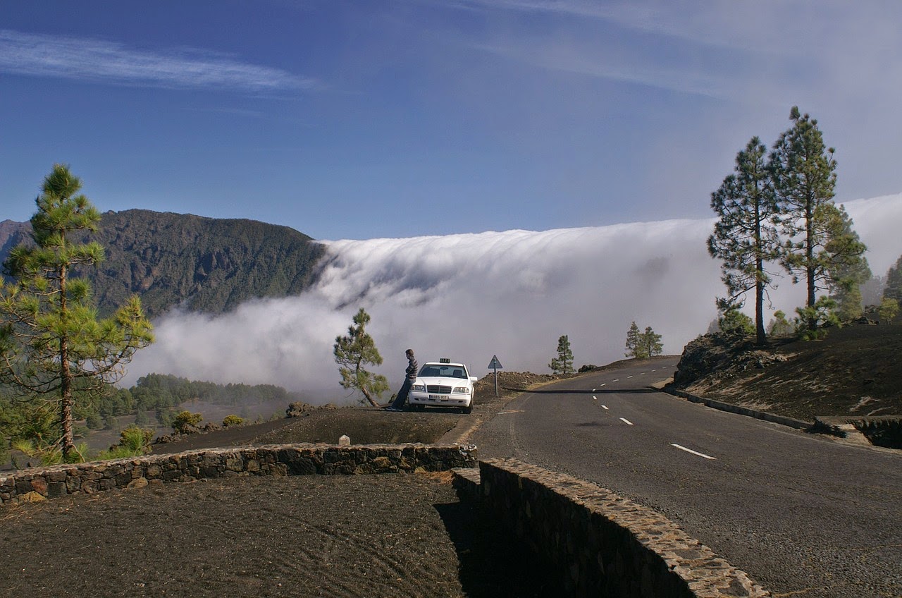 skyer på la palma