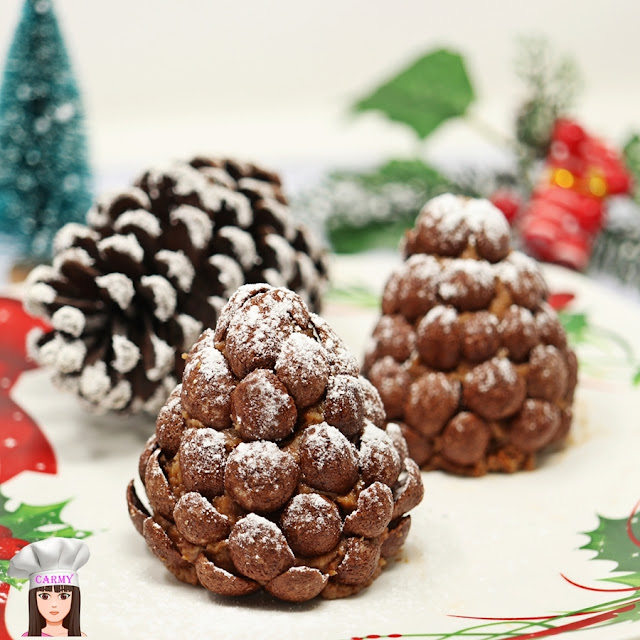 pigne dolci al cioccolato