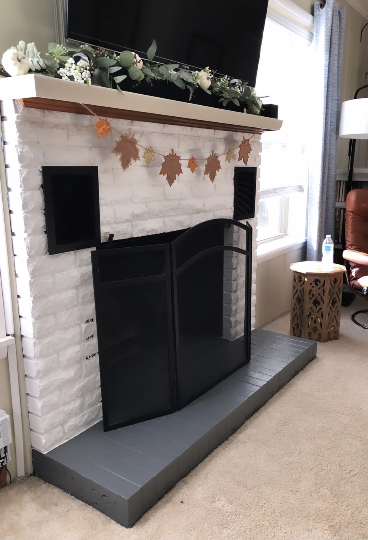 Alex Lately DIY Fireplace Redo