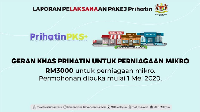 Permohonan Geran Khas Prihatin RM3000 Untuk PKS (Tarikh Bayaran)