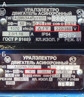 табличка (шылдик) трехфазного электродвигателя табличка (шылдик) трехфазного электродвигателя