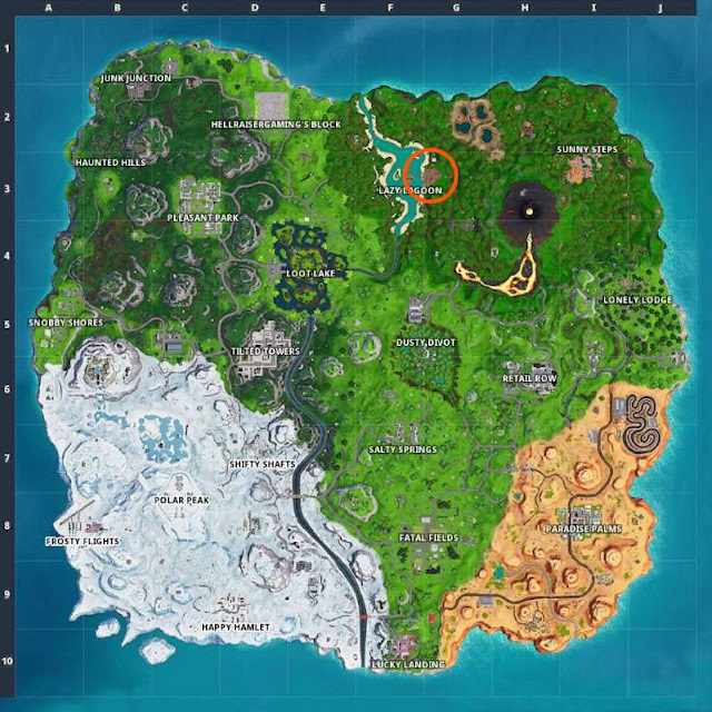 Fortnite Discovery Challenges hidden stars location - 1 Week