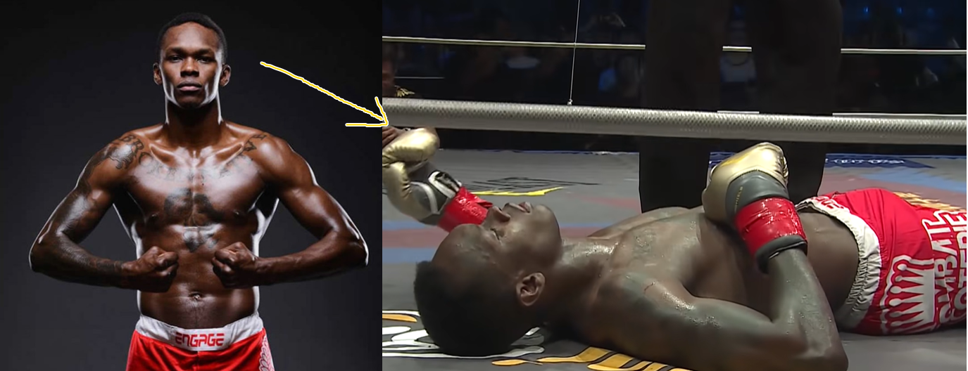 Adesanya knocked out for the first and only time 세계 태권도 가족