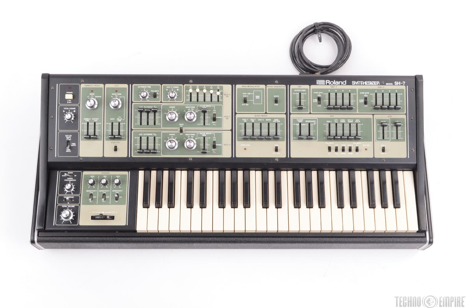 MATRIXSYNTH ROLAND SH7 Analog Synthesizer SN 680349