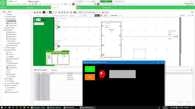  Program Counter untuk PLC M221