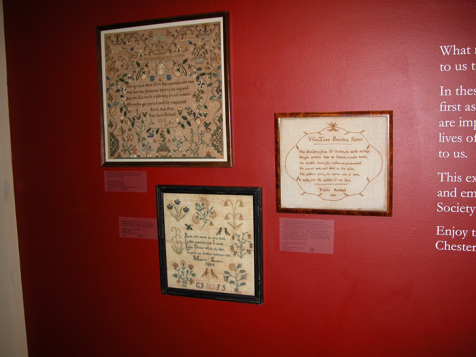 Notes from the Quilt Lab Chester County, PA Historical Society